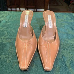 Beautiful, Italian-Made Donald J Pliner Leather Slip On Slide Mule, Sz 11 M